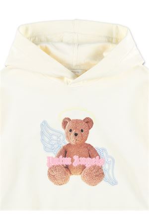 felpa in cotone bianco PALM ANGELS KIDS | PGBB015C99FLE0020460